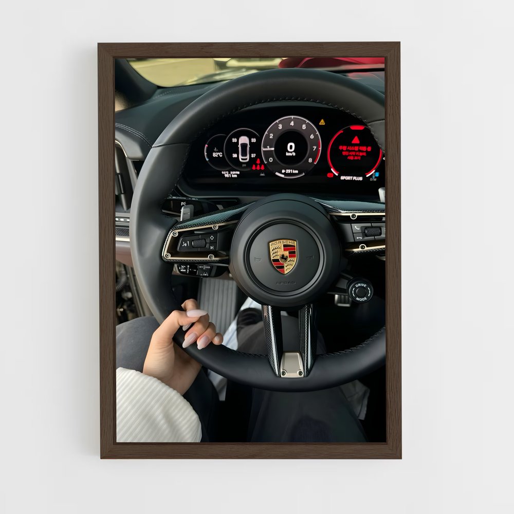 Poster Élégant Cayenne Coupé – affiche Porsche (vue 5)
